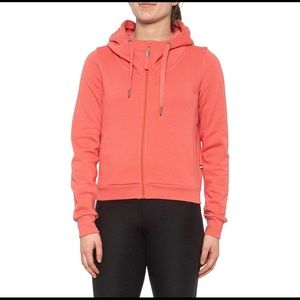 NWT Women’s Crop Hoodie Coral M